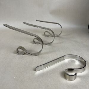 The Original MantleClip® Stocking Holder 4 Pack - Silver Hang Christmas No Box